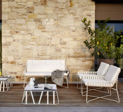 Итальянские Уличные столики - Столик HAMPTONS GRAPHICS 9735H фабрика Roberti Rattan