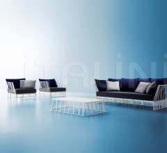 Итальянские Уличная мебель - Диван HAMPTONS GRAPHICS 9732 фабрика Roberti Rattan