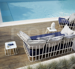 Итальянские Уличные столики - Столик HAMPTONS GRAPHICS 9739H фабрика Roberti Rattan