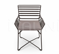 Итальянские Уличная мебель - Стул с подлокотниками HAMPTONS GRAPHICS 9750 фабрика Roberti Rattan