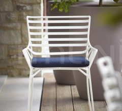 Итальянские Уличная мебель - Стул с подлокотниками HAMPTONS GRAPHICS 9750 фабрика Roberti Rattan