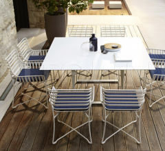 Итальянские Уличные столы - Стол обеденный HAMPTONS GRAPHICS 9730 Итальянские Уличные столы - Стол обеденный HAMPTONS GRAPHICS 9730 фабрика Roberti Rattan