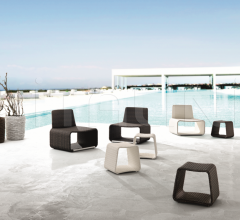 Итальянские Уличная мебель - Кресло HAMPTONS 9625 фабрика Roberti Rattan