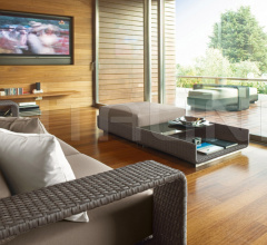 Итальянские Уличные столики - Журнальный столик HAMPTONS 9607 фабрика Roberti Rattan