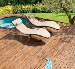 Итальянские Уличные шезлонги - Шезлонг CARIBE 9578 фабрика Roberti Rattan