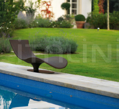 Итальянские Уличные шезлонги - Шезлонг CARIBE 9578 фабрика Roberti Rattan