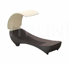 Итальянские Уличные шезлонги - Шезлонг SAINT TROPEZ 9568 фабрика Roberti Rattan