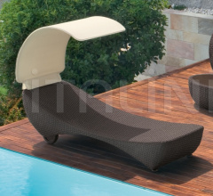 Итальянские Уличные шезлонги - Шезлонг SAINT TROPEZ 9568 фабрика Roberti Rattan