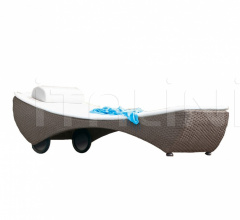 Итальянские Уличные шезлонги - Шезлонг SAINT TROPEZ 9567 фабрика Roberti Rattan