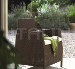 Итальянские Уличная мебель - Стул с подлокотниками SAINT TROPEZ 9543 фабрика Roberti Rattan