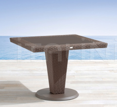 Итальянские Уличные столы - Стол обеденный SAINT TROPEZ 9542 фабрика Roberti Rattan