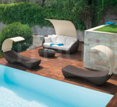 Итальянские Уличные столики - Кофейный столик SAINT TROPEZ 9557 фабрика Roberti Rattan