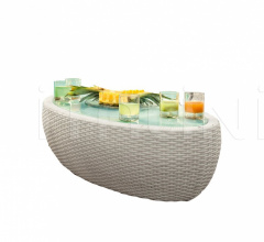 Итальянские Уличные столики - Кофейный столик IGLOO 9634 фабрика Roberti Rattan