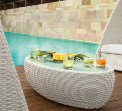 Итальянские Уличные столики - Кофейный столик IGLOO 9634 фабрика Roberti Rattan