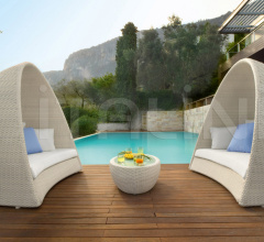 Итальянские Уличные столики - Кофейный столик IGLOO 9634 фабрика Roberti Rattan