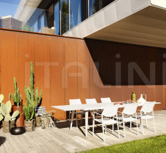 Итальянские Уличная мебель - Стул с подлокотниками SAMBA RIO 9760 фабрика Roberti Rattan