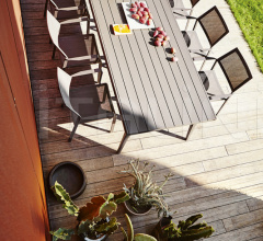 Итальянские Уличные столы - Стол обеденный SAMBA RIO 9744B Итальянские Уличные столы - Стол обеденный SAMBA RIO 9744B фабрика Roberti Rattan