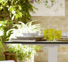 Итальянские Уличные столы - Стол обеденный SAMBA RIO 9774 Итальянские Уличные столы - Стол обеденный SAMBA RIO 9774 фабрика Roberti Rattan