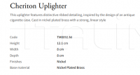 Настольный светильник Cheriton Uplighter TM0092.NI Vaughan