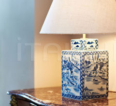 Настольная лампа Square Vase - Blue and White TC0038.XX Настольная лампа Square Vase - Blue and White TC0038.XX фабрика Vaughan
