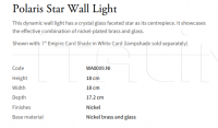 Настенный светильник Polaris Star WA0009.NI Vaughan