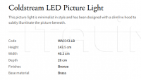 Настенный светильник Coldstream LED Picture WA0343.LB Vaughan