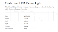 Настенный светильник Coldstream LED Picture WA0345.LB Vaughan