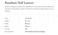 Подвесной светильник Repton Hall CL0121.GI Vaughan