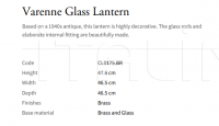 Подвесной светильник Varenne Glass CL0175.BR Vaughan