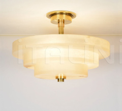 Потолочный светильник Pershore Alabaster Semi Flush CL0230.BR Потолочный светильник Pershore Alabaster Semi Flush CL0230.BR фабрика Vaughan