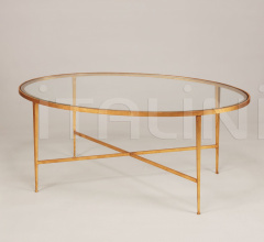 Итальянские Столики - Кофейный столик Wells Oval FT0109.GI.GL Итальянские Столики - Кофейный столик Wells Oval FT0109.GI.GL фабрика Vaughan