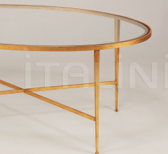 Итальянские Столики - Кофейный столик Wells Oval FT0109.GI.GL Итальянские Столики - Кофейный столик Wells Oval FT0109.GI.GL фабрика Vaughan