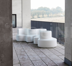 Итальянские Уличная мебель - Модульный диван Cloverleaf In- & Outdoor фабрика Verpan