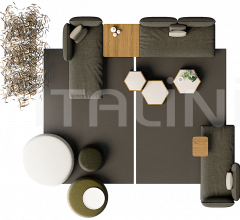 Модульный диван SENJA SOFA фабрика Tribu