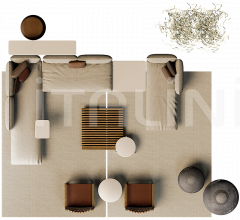 Модульный диван SENJA SOFA фабрика Tribu