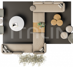 Модульный диван SENJA SOFA фабрика Tribu