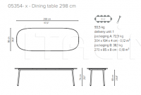 Стол обеденный tosca table Tribu