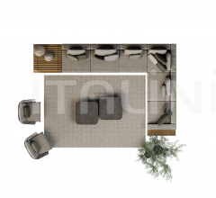 Модульный диван vis a vis sofa фабрика Tribu