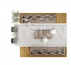 Модульный диван vis a vis sofa фабрика Tribu