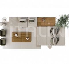 Модульный диван vis a vis sofa фабрика Tribu