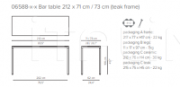 Барный стол illum bar table Tribu