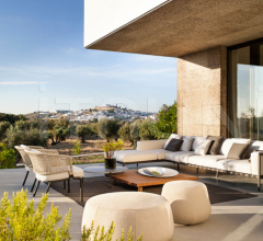 Модульный диван natal alu sofa фабрика Tribu