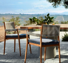 Стул с подлокотниками 474 Dine Out Стул с подлокотниками 474 Dine Out фабрика Cassina