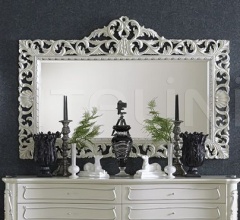 Настенное зеркало carving DECO' Bianco+ARGENTO 2106//W фабрика Morello Gianpaolo