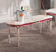 Столик журнальный OVAL PITTI 1488/W фабрика Morello Gianpaolo