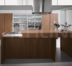 Кухня Contempora Noce Canaletto Кухня Contempora Noce Canaletto фабрика Aster Cucine