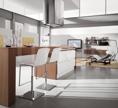Кухня Contempora Noce Canaletto Кухня Contempora Noce Canaletto фабрика Aster Cucine