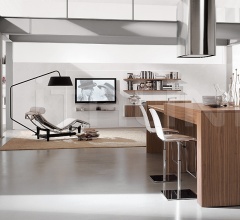 Кухня Contempora Noce Canaletto Кухня Contempora Noce Canaletto фабрика Aster Cucine