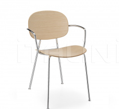 Стул с подлокотниками Tondina 4 Legs With Arms Стул с подлокотниками Tondina 4 Legs With Arms фабрика Infiniti Design