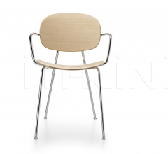 Стул с подлокотниками Tondina 4 Legs With Arms Стул с подлокотниками Tondina 4 Legs With Arms фабрика Infiniti Design